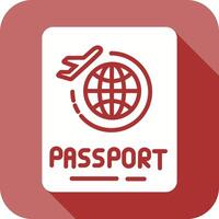 Passport Icon Design vector