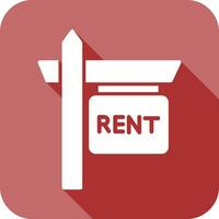 Rent Icon Design vector