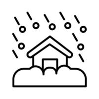 Natural Disaster Icon Design vector