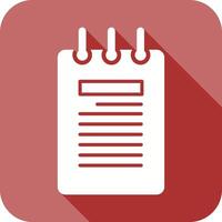 Notepad Icon Design vector