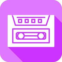 Cassette Icon Design vector