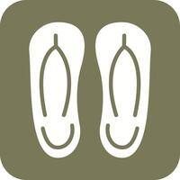 diseño de icono de zapatillas vector