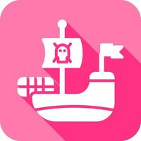pirata Embarcacion icono vector