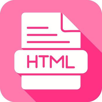 HTML Icon Design vector