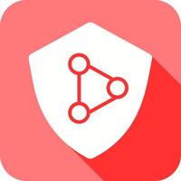 icono de protección de red vector