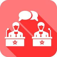 Debate Icon Design vector