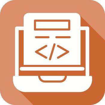 diseño de icono de codificación vector