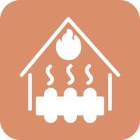 Heating System Icon vector