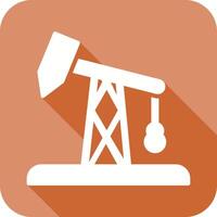 Pumpjack Icon Design vector