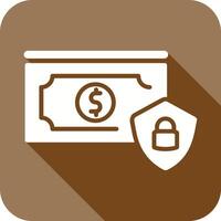 seguro dinero icono diseño vector