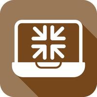Minimize Icon Design vector