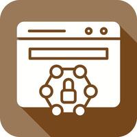 Web Protected Icon vector