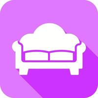 Double Sofa Icon vector