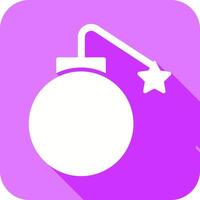 Exploding Cannon Ball Icon vector