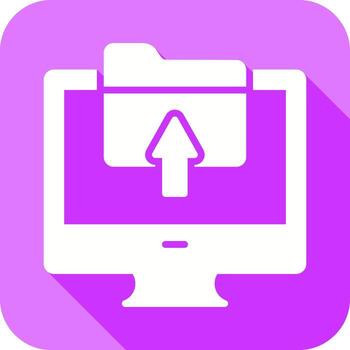 Upload Icon Design vector