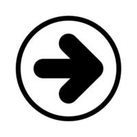 To Right Icon vector