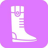 Long Boots Icon Design vector