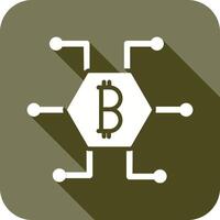 Bitcoin Icon Design vector