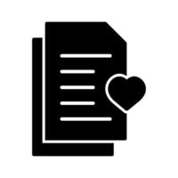 Favorite List Icon Design vector