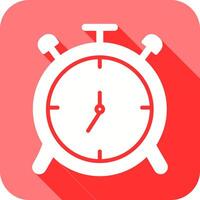 diseño de icono de reloj de alarma vector