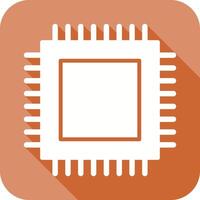 CPU Icon Design vector