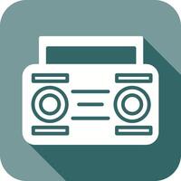 Cassette Player Icon Design vector