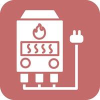 Electric Furnace Icon vector