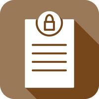 Privacy Page Icon Design vector