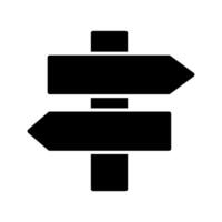 diseño de icono de poste indicador vector
