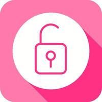 Open Lock II Icon Design vector