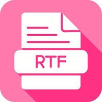RTF Icon Design vector