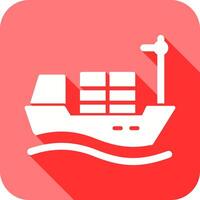 Cargo Ship I Icon Design vector