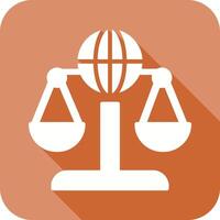 International Law Icon Design vector
