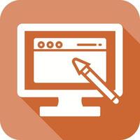 Edit Webpage Icon vector