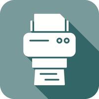 Printer Icon Design vector