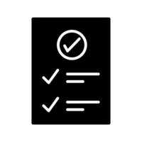 Check Up List Icon Design vector