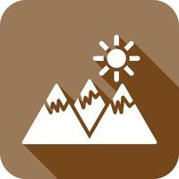 Mountain Icon Design vector