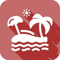 diseño de icono de playa vector