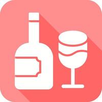 vino icono diseño vector