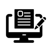 Blog Icon Design vector