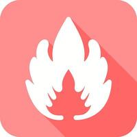 Flammable Material Icon Design vector