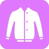 Stylish Jacket Icon Design vector