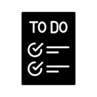 Today to Done Checklist Icon Design vector