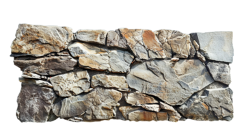 Aged stone block with rich patina, perfect for architecture projects and textured design elements png