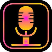 Mic Icon Design vector