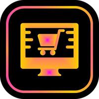 Online Shopping Icon Design vector