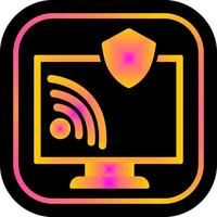 Wifi Security Icon Design vector