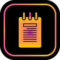 Notepad Icon Design vector