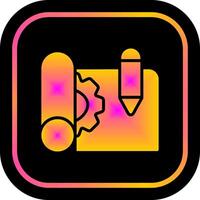 Blueprints Icon Design vector
