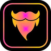 Beard and Moustache II Icon Design vector